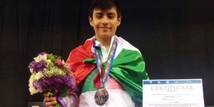 Veracruzano Luis Osorio, subcampeón mundial de taekwondo en Azerbaiyán