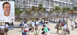 Gobierno de Cancún e Iniciativa Privada realizan forestación de Playas