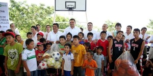 Inauguran nuevo espacio deportivo en Cansahcab