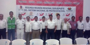Región Sur-Sureste de la coordinación nacional de Protección Civil sesiona en Isla Mujeres