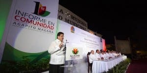 Cumple Agapito Magaña Sánchez a Isla Mujeres, Primer Informe