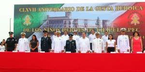 Conmemoran autoridades de Coatzacoalcos el 167 Aniversario de la Gesta Heroica de los Niños Héroes