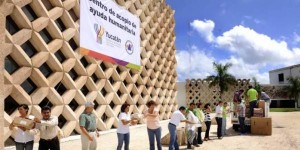 Gobierno de Yucatan instala centro de acopio para apoyar a damnificados por huracán “Odile»