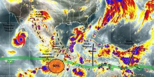 Lluvias fuertes para el Sureste y Península de Yucatán: CONAGUA