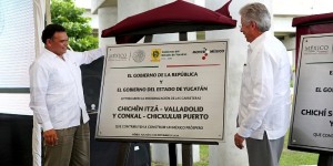 Inauguran obras de infraestructura carretera en Yucatán