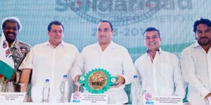 Inaugura el gobernador de Quintana Roo la primera convención mundial de Boxeo Femenil del CMB