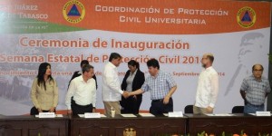 Ponen en marcha la Semana Estatal de Protección civil en la UJAT