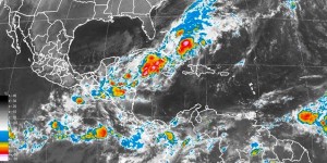 Lluvias fuertes en Chiapas y Oaxaca, con potencial ciclónico