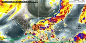 Lluvias intensas en Veracruz, Tabasco, Campeche, Oaxaca, Chiapas, Yucatán y Quintana Roo
