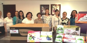 Entrega Mariana Zorrilla de Borge donativos a casa refugio de mujeres