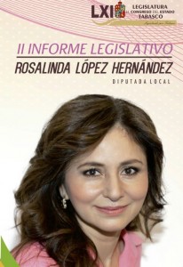 Todo listo para el informe legislativo de Rosalinda López