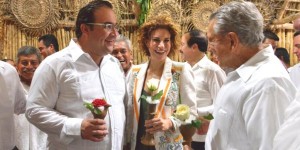 Reconoce Javier Duarte trabajo e impulso de la presidenta del DIF a Cumbre Tajín