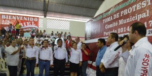 Nuevos dirigentes municipales del PRI en Tabasco van por un partido cercano a la gente