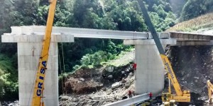 Registra avance de 80 por ciento puente Tecoa en Coscomatepec