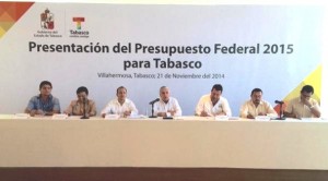 Ejercerá Tabasco más de 43 mil millones de pesos en 2015