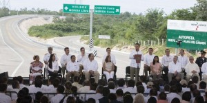 Inaugura Enrique Peña y Roberto Borge, autopista Nuevo Xcan-Playa del Carmen