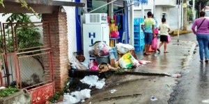 Multa Ayuntamiento de Centro abarrotera Monterrey por tirar basura