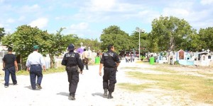 Saldo blanco los operativos de seguridad en panteones de Cancún