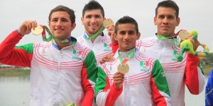 Consigue México medallas de oro en canotaje JCC 2014