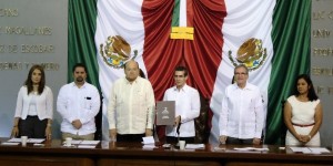Recibe LXI Legislatura de Tabasco Segundo Informe de Gobierno