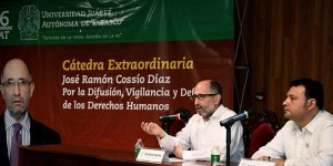 Llama Cossío Díaz en la UJAT a construir contenidos jurídicos en derechos humanos