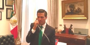 Peña Nieto sostiene una conversación telefónica con el Presidente Barack Obama