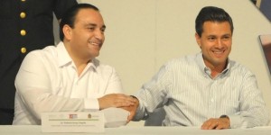 Incondicional apoyo de los Quintanarroenses, al presidente Enrique Peña: Roberto Borge
