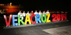 Luz y color dan la bienvenida a Veracruz