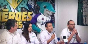 Presentan Delfines del Carmen nueva imagen, logotipo y slogan