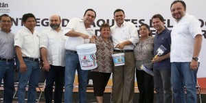 Llegan beneficios del programa «Pintando tu bienestar» a más familias en Yucatán