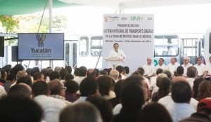 Presentan el Sistema Integral de Transporte Urbano en Yucatán