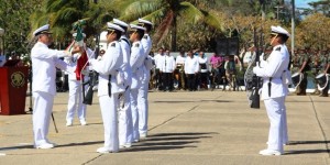 Abanderan Tercera Zona Naval Militar en Coatzacoalcos
