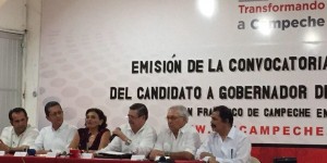Emite el PRI Convocatoria para elegir candidato a gobernador en Campeche