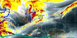 Pronostican lluvias fuertes para Veracruz, Tabasco, Chiapas, Quintana Roo y Campeche