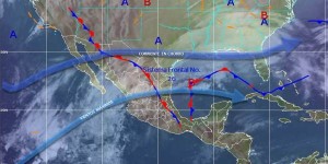 Se prevén lluvias muy fuertes en Tabasco y Chiapas, por frente frio 26