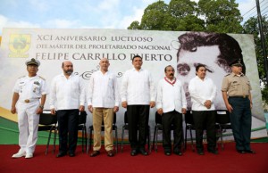 Rememoran en Yucatán legado de Felipe Carrillo Puerto