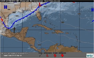 Persiste la entrada de aire marítimo tropical al Estado de Quintana Roo