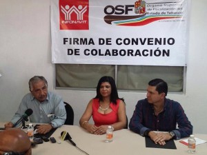 Signan Acuerdo de Colaboración Órgano Superior de Fiscalización e Infonavit en Tabasco