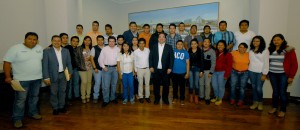 Se reúne gobernador Javier Duarte con estudiantes de Educación Superior