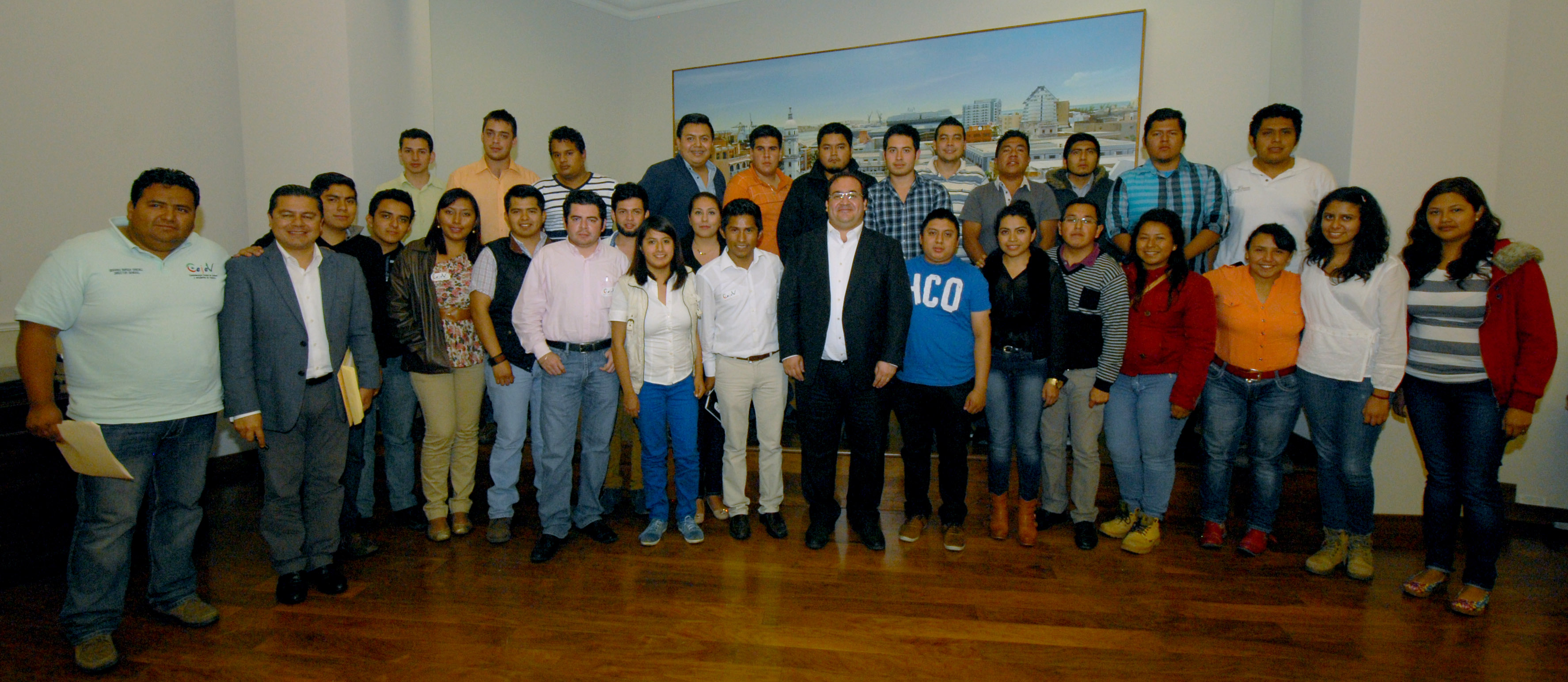 Se Re Ne Gobernador Javier Duarte Con Estudiantes De Educaci N Superior