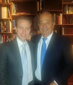 Acuerdan Carlos Slim y Manuel Velasco reforzar programas sociales conjuntos