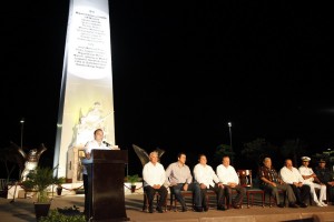 Entrega el gobernador la restauración del monumento a la Bandera, identidad Quintanarroense