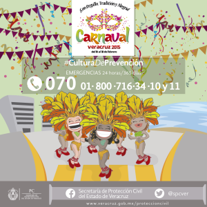 Implementan operativo especial para Carnaval de Veracruz 2015