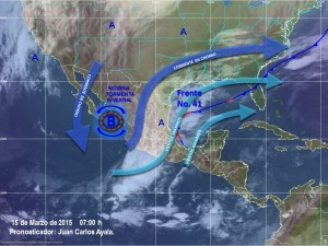 La novena tormenta invernal ocasionara lluvias torrenciales en Michoacán