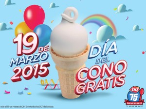 Celebrará Dairy Queen el Día del Cono Gratis en todo el País