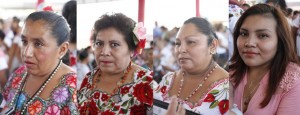Agradecen madres de familia al gobernador su incansable labor para los habitantes de la zona Maya