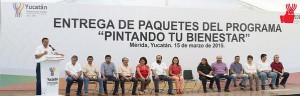Más de 37 mil familias de Mérida beneficiadas con «Pintando tu bienestar»