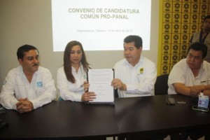 PRD y PANAL van en candidaturas comunes en Tabasco
