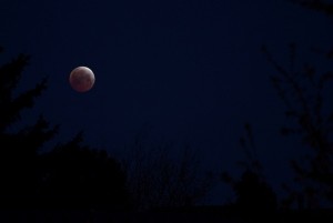 Por la madrugada ocurrió eclipse total lunar