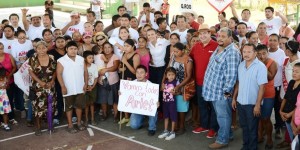 Recibe Arlet apoyo de la Ribera del Río Hondo